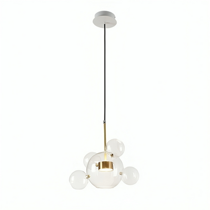 Designer Round Multi-Glass Ball Pendant Light