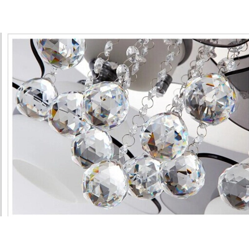 Luxury Crystal Round LED Ceiling Lamp