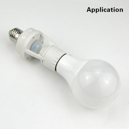 Intelligent Infrared Motion Sensor LED Light Bulb Holder