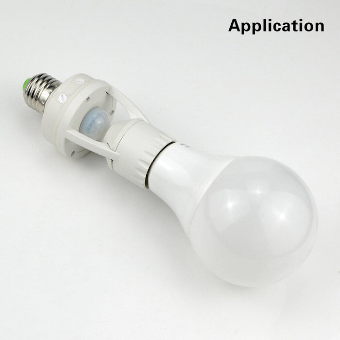 Intelligent Infrared Motion Sensor LED Light Bulb Holder