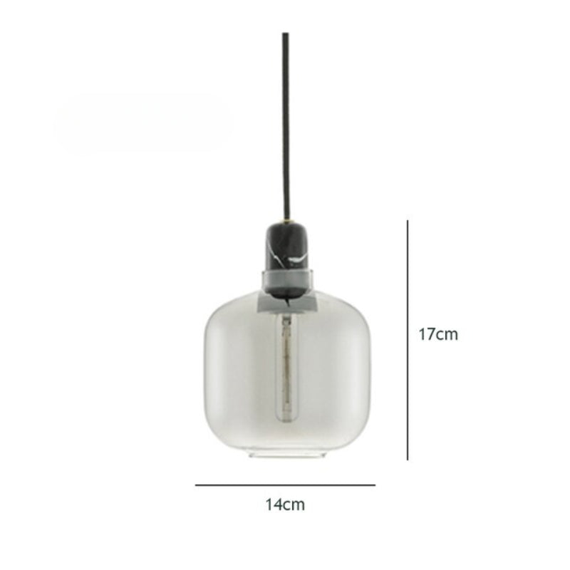 Nordic Marble Decoration Glass Pendant Lamp