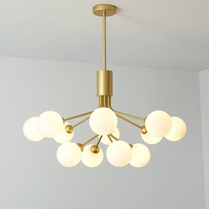 Frosted Glass Ball Nordic Lighting Chandelier