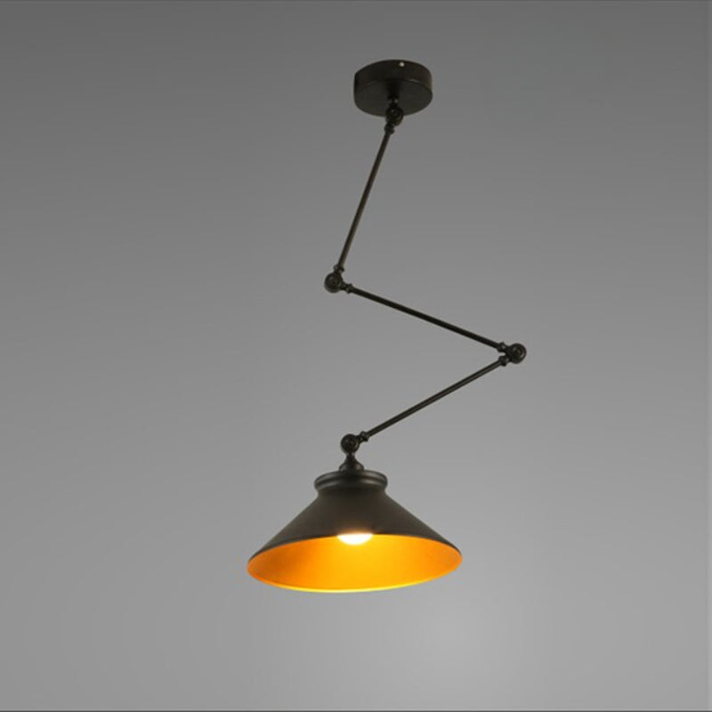 Modern Foldable Pendant Lamp With Bulb