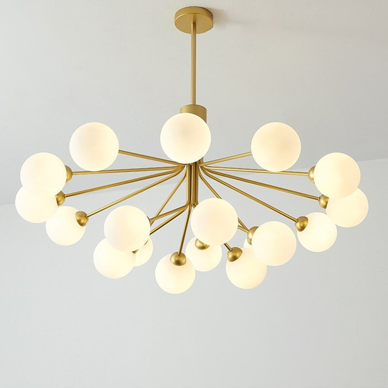 Frosted Glass Ball Nordic Lighting Chandelier