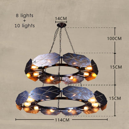 Loft Retro Industrial Wrought Iron Pendant Lamp