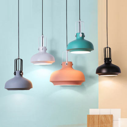 Nordic Colorful E27 LED Pendant Light