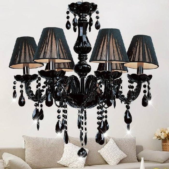 American Classic Fabric Lampshade Chandelier