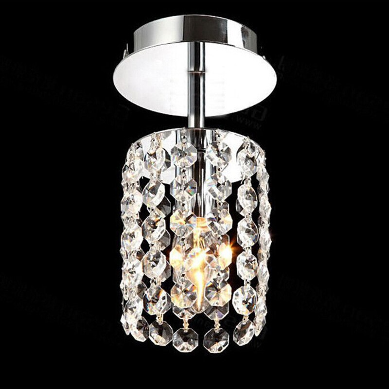 Modern Minimalist Octagonal Beads Crystal Ceiling Lamp