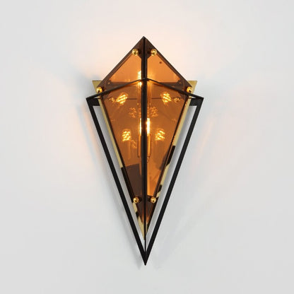 Postmodern Luxury Diamond Shape Wall Lamp