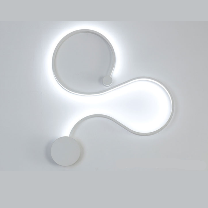 Modern Minimalist Creative Iron Paint Led Wall Lamp