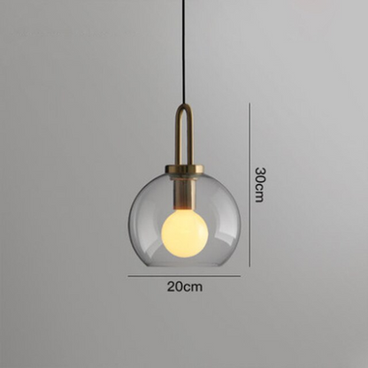 Modern Glass Ball Single Pendant Lamp