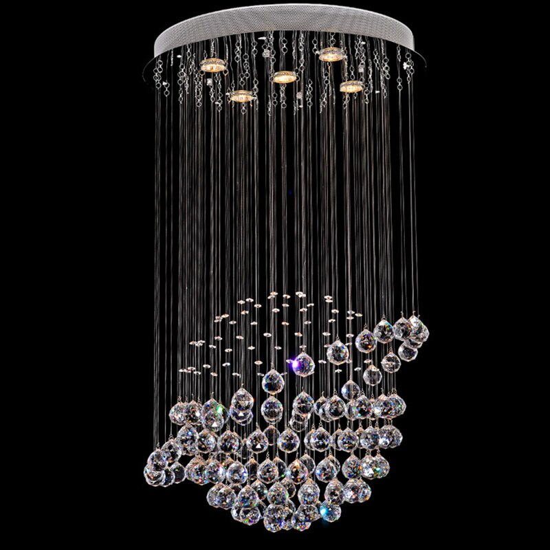 Luxury K9 Crystal LED Ceiling Lamp