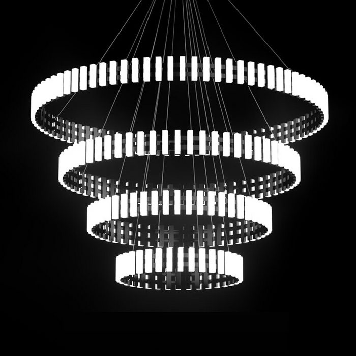 Modern Duplex LED Dimming Chandelier
