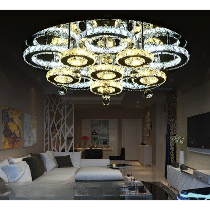 Modern Circular LED Ceiling Light With Remote Control