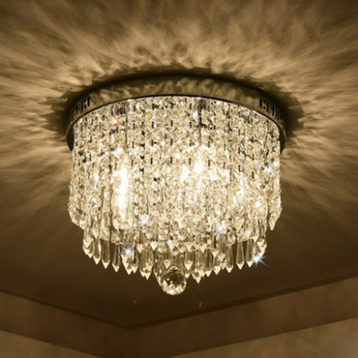 Modern Minimalist Transparent Crystal Ceiling Lamp