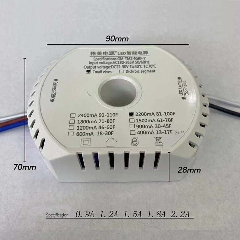 2.4 G Remote Control Dimmable Lamp Power Supply