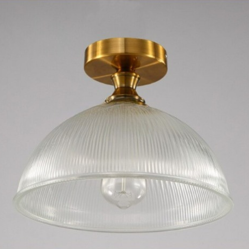 Glass Bowl Style Ceiling Lamp Fixture