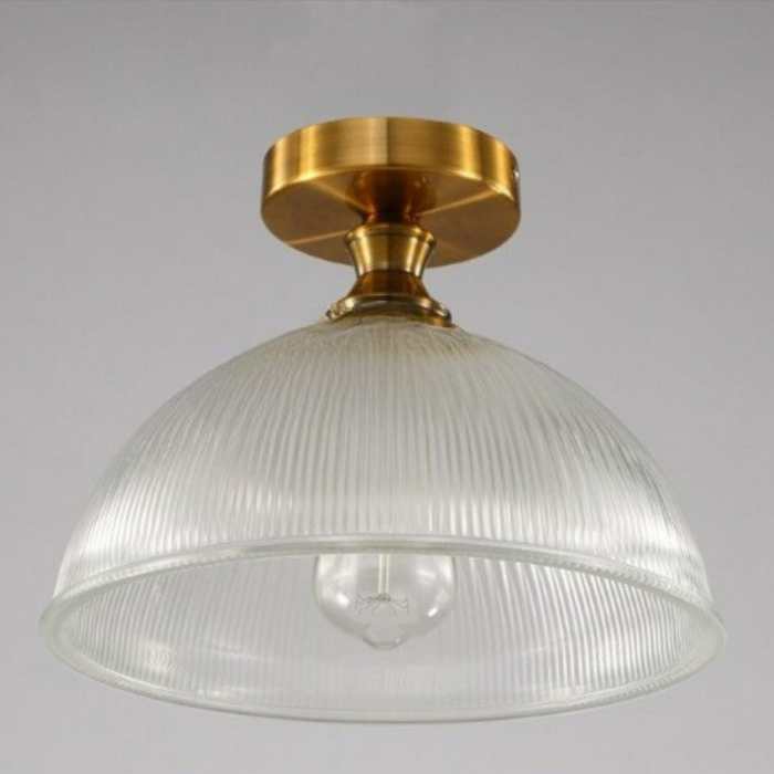 Glass Bowl Style Ceiling Lamp Fixture