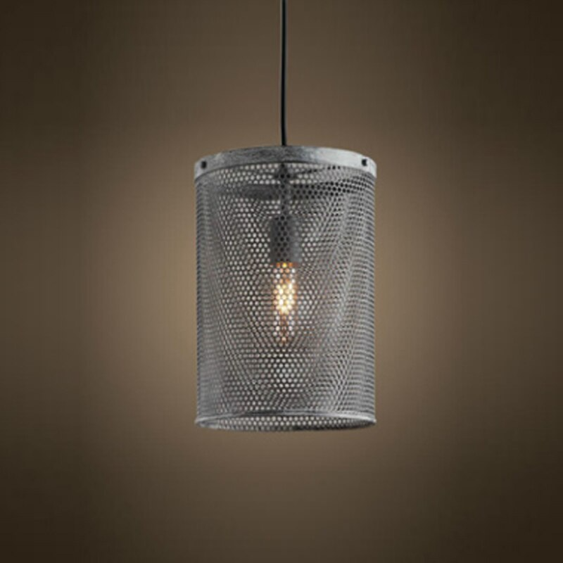 American Rust Iron E27 Bulb Pendant Lighting