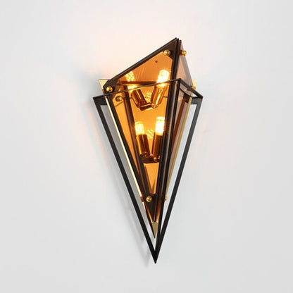 Postmodern Luxury Diamond Shape Wall Lamp