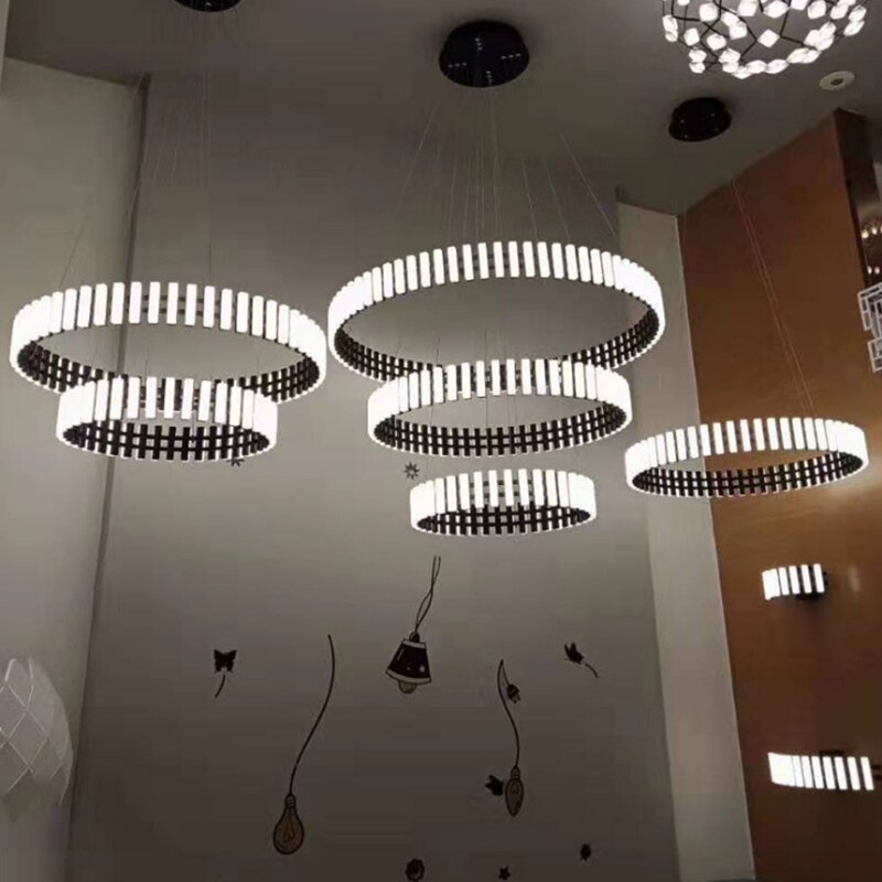 Modern Duplex LED Dimming Chandelier