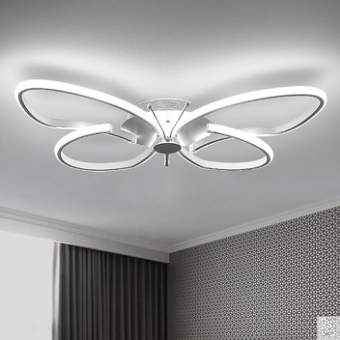 Modern White Acrylic Butterfly Ceiling Lamp
