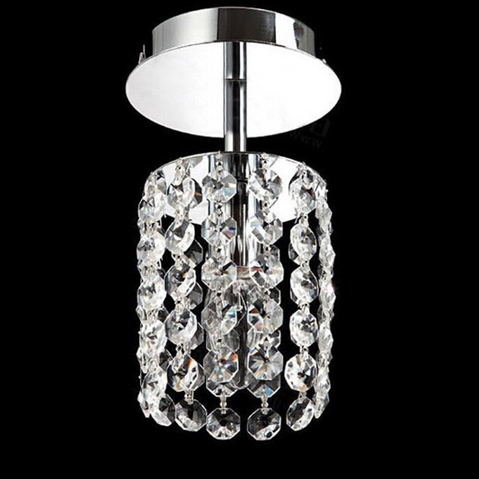 Modern Minimalist Octagonal Beads Crystal Ceiling Lamp