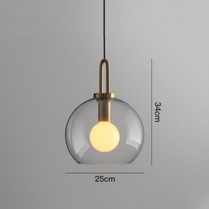 Modern Glass Ball Single Pendant Lamp