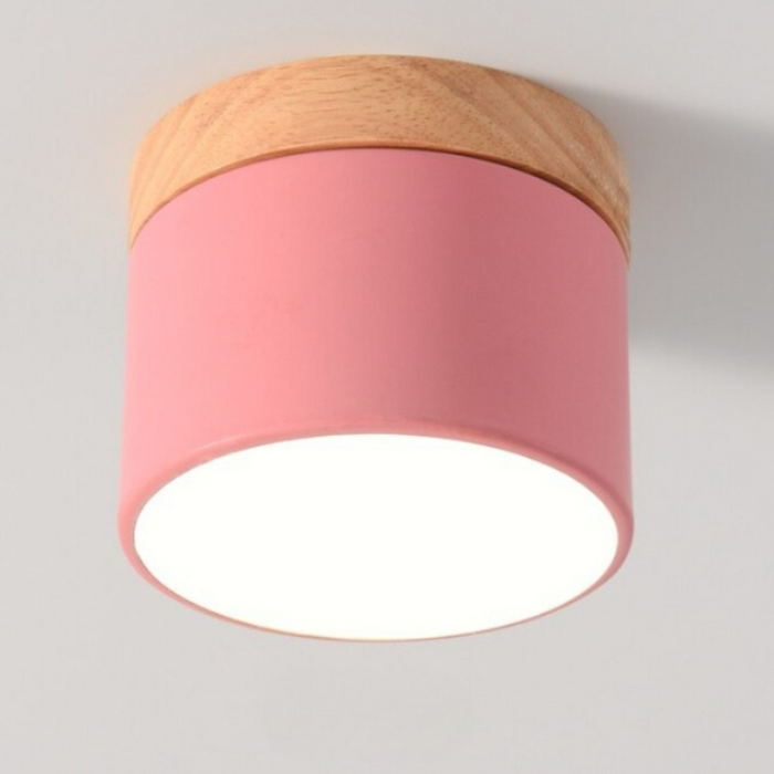 Nordic Wood Modern LED Ceiling Light