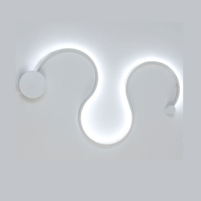 Modern Minimalist Creative Iron Paint Led Wall Lamp