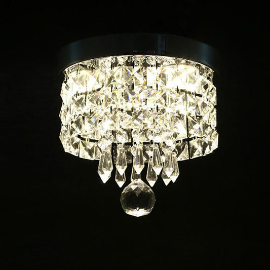 Modern Minimalist Transparent Crystal Ceiling Lamp