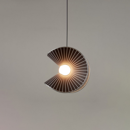 Modern Black Cloth Single Head Pendant Lamp