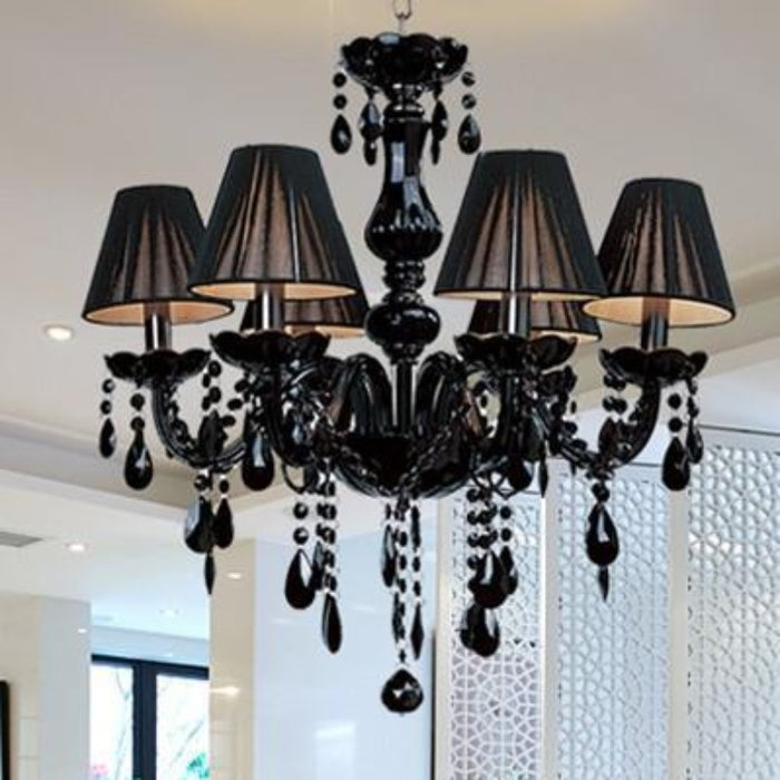 American Classic Fabric Lampshade Chandelier