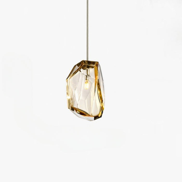 Modern Glass Color Stone Pendant Lamp