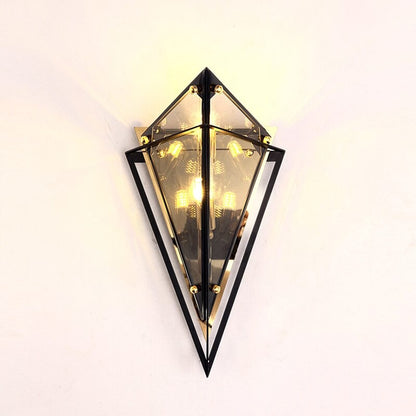 Postmodern Luxury Diamond Shape Wall Lamp