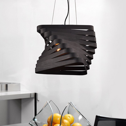 Triangular Iron LED Pendant Light