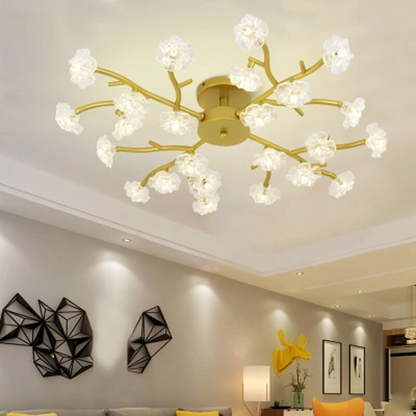 Nordic Flower LED Ceiling Lamps