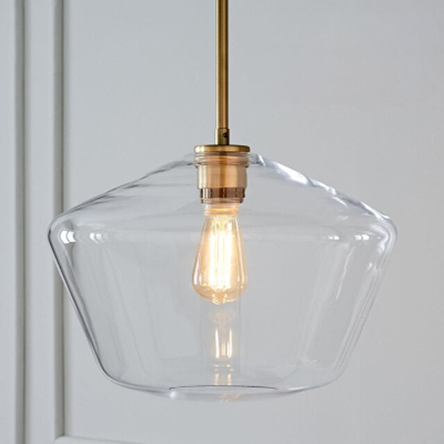 Nordic Glass Single E27 Pendant Lamp