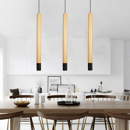 Modern Brief Minimalist Creative Wood Pendant Lamp