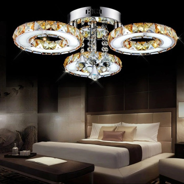 Modern Luxurious Stainless Steel Ceiling Light
