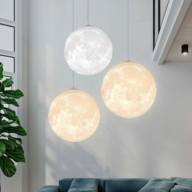 3D Print Moon Atmosphere Night Light Lamp