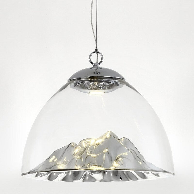 Mountain Sculpture Ceiling Light Fixture