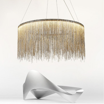 Modern Iron Chain LED Pendant Light