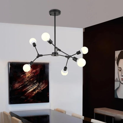 Black Gold LED Bulb Pendant Lamp