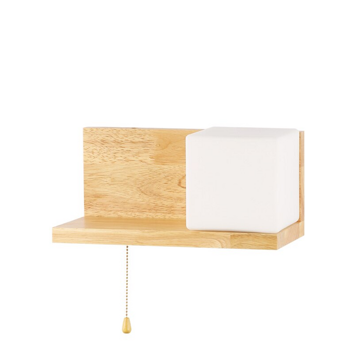 Japanese Style Simple Wooden Furniture Wall Lamp