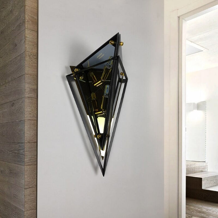 Postmodern Luxury Diamond Shape Wall Lamp