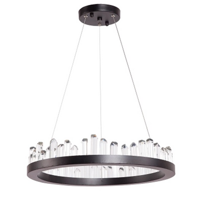 Modern Round Crystal Pendant Lamp