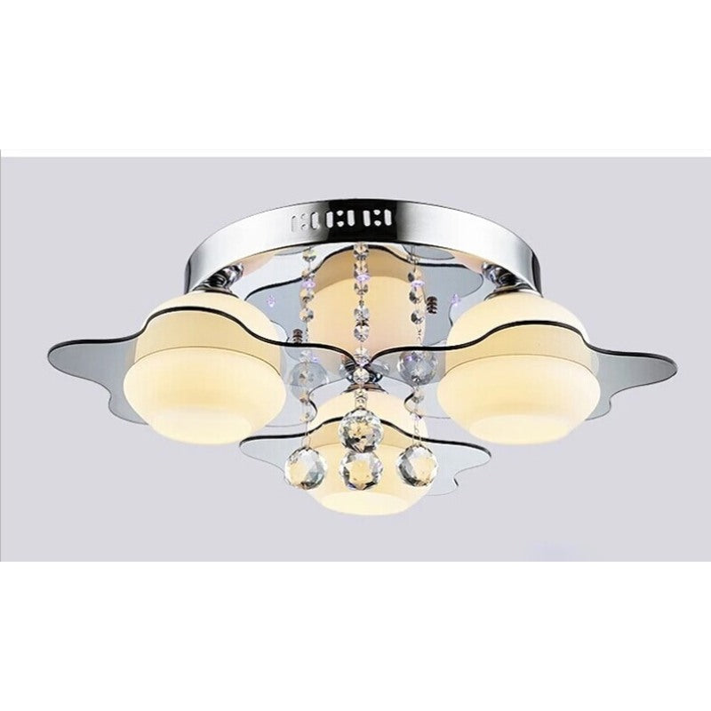 Luxury Crystal Round LED Ceiling Lamp