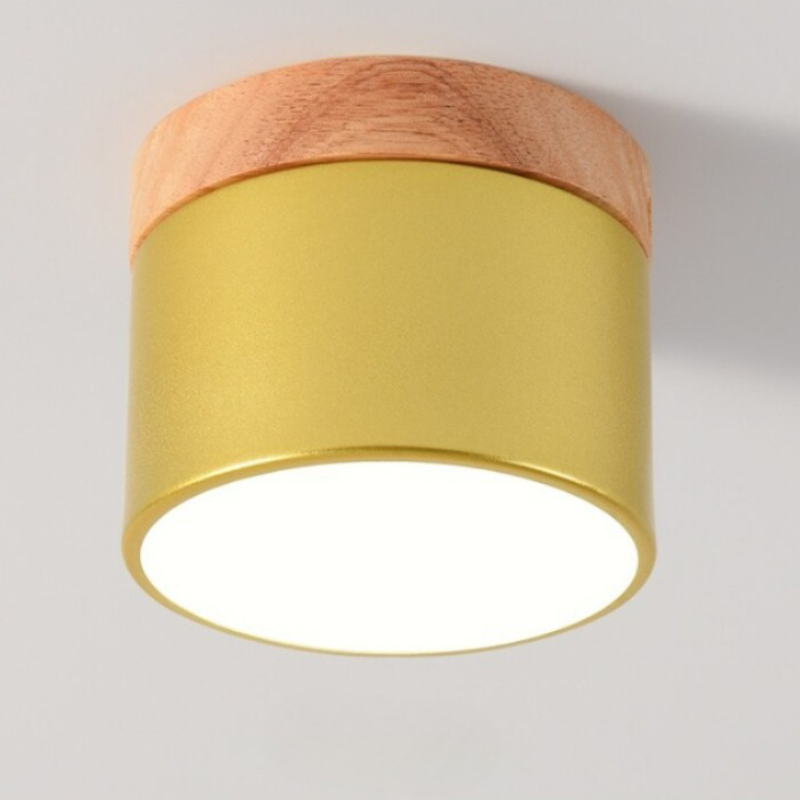 Nordic Wood Modern LED Ceiling Light