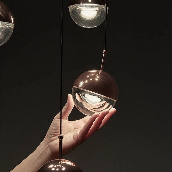 Nordic Glass Ball Single Head Pendant Lamp
